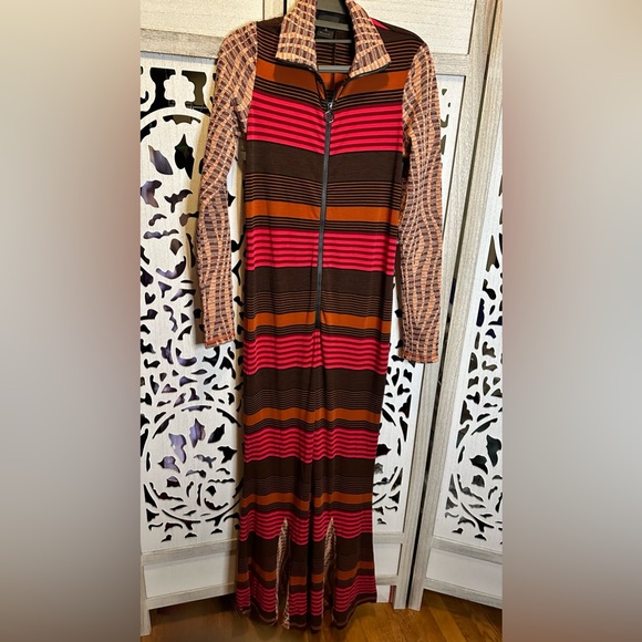 Free People Anna Sui Mod Stripe Jumpsuit - Picture 2 of 6